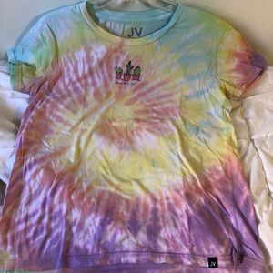 dont be a prick cactus tie dye tshirt